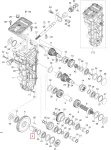 875136962 Вал Нижний Для Ski Doo M875136962