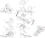 510005543 Ручка Пассажира Левая Для Ski Doo GTX, GRAND TOURING 510006709, 510004802, 510005847, 510005853