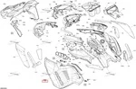 517307021 Панель Боковая Левая Черная Для Ski Doo SKANDIC, EXPEDITION