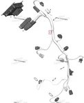 420664220 Проводка Для Ski Doo V1000 2003-2004