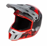 Шлем карбоновый KLIM F3 Carbon DNA Fiery Red - Monument Gray размер M