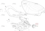 BD-710001645 Фонарь Задний Для Ski Doo MXZ 710001645