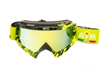 Очки Кроссовые AiM PRO Black-Yellow Glossy 157-600