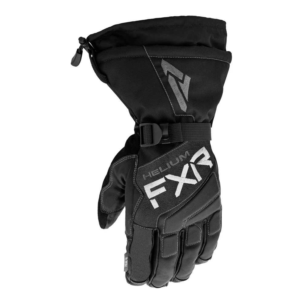 Перчатки FXR Hybrid Helium Leather Gauntlet Black 220814-1000