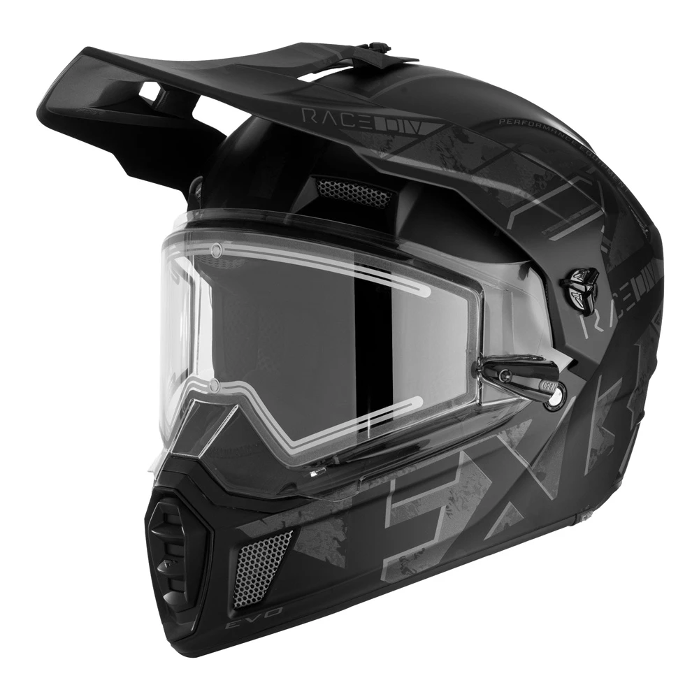 Шлем FXR Clutch X Evo с подогревом Stealth Black, M, 230670-1200-10