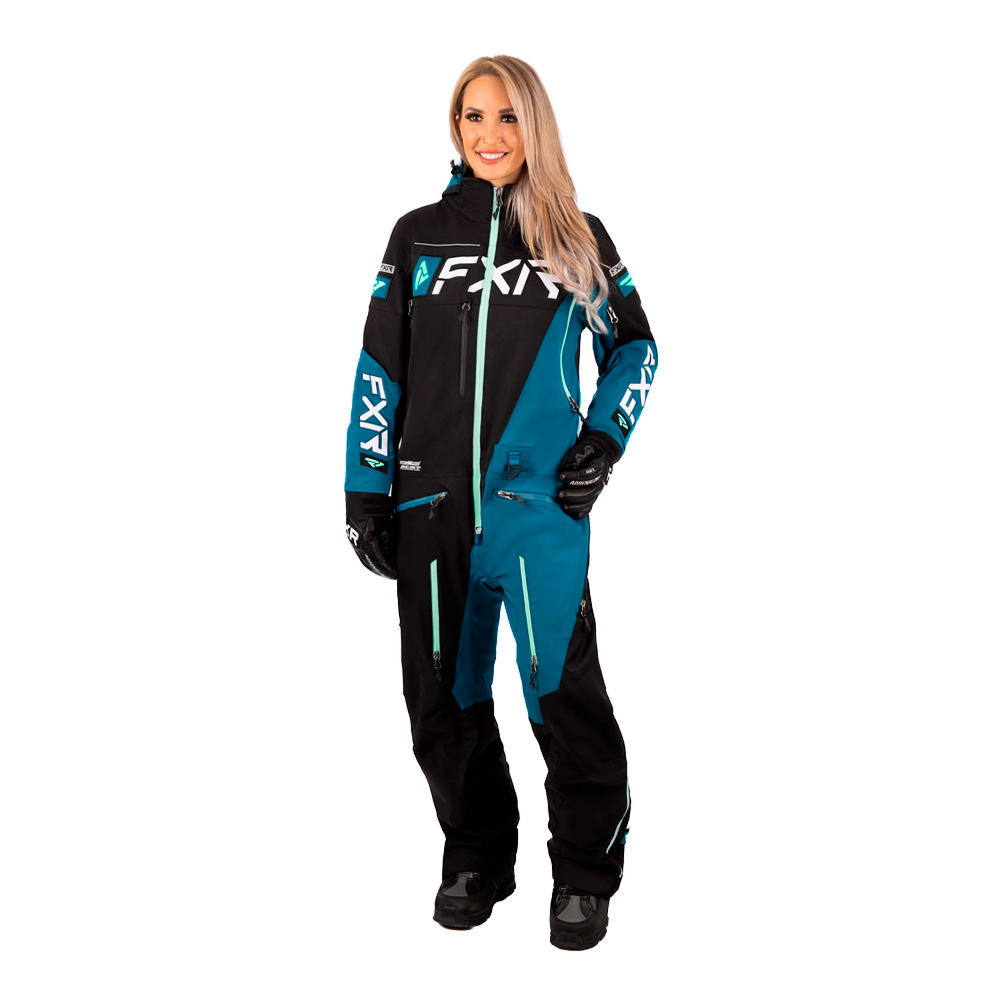 Комбинезон FXR Ranger Instinct Lite без утеплителя Black/Ocean/Seafoam, 222914-1048