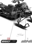 516010302 Наклейка 850 E-TEC Turbo Для Правой Боковой Панели Для Ski Doo SUMMIT 850 E-TEC Turbo X EXPERT 2021