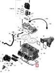 420430085 Прокладка Блока Цилиндров 1,0 ММ Для Ski Doo 420430082, 420430080, 420430081, 420430083, 420430084, 420430086, 420430087