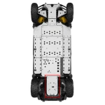 715000694 Задняя защитная пластина Can-Am Commander
