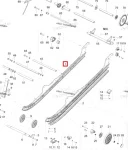 503193397 Полоз Гусеницы Для Ski Doo 503192617