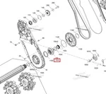 293350142 Подшипник Приводного Вала Для Ski Doo