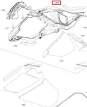 517307270 Боковая Панель Капота Правая Красная Для Ski Doo Gen4