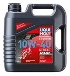 20754 LIQUI MOLY Синтетическое моторное масло для мотоциклов 4Tактное Motorbike Synth Street Race 10W-40 4 литра