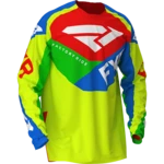 Джерси FXR PODIUM AIR MX JERSEY Hi Vis/Blue/Green/Red 203307-6540