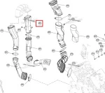 707002816 Патрубок Воздуховода Вариатора Для BRP Can Am OUTLANDER XMR