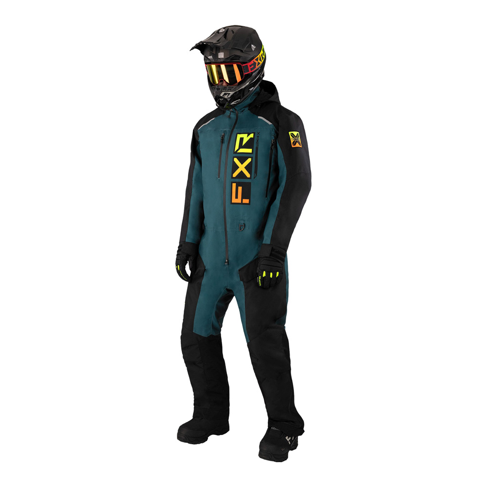 Комбинезон FXR Recruit F.A.S.T. с утеплителем Black/Drk Steel/Inferno, XL, 232813-1057-16
