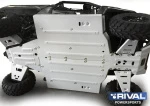 444.7430.1 RIVAL Комплект алюминиевой защиты днища Polaris Ranger XP 900, XP 1000