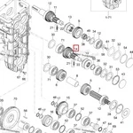 875156068 Вал Реверса КПП Для Ski Doo Expedition, Skandic M875156068