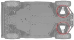 715004387 Защита передних рычагов  Traxter DPS (HD10), XT (HD10), XT-P