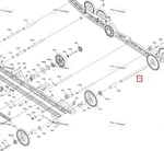 503160700 Ось Задней Подвески Для Ski Doo MXZ, RENEGADE 503167900