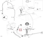 605356033 Шланг Топливный С Фильтром Для Ski Doo Skandic, Expedition 600 H.O. SDI 605356277, 605352618