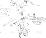706004525 Рычаг Задний Правый Черный Для BRP Can Am Outlander
