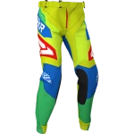 Штаны детские для мотокросса FXR CLUTCH AIR MX Hi Vis/Blue/Green/Red 203327-6540