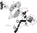420922158 Корпус Термостата Для Ski Doo 600, 900 ACE