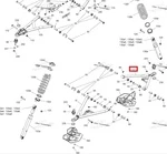 706202870 Рычаг Передний Нижний Правый Черный Для BRP Can Am OUTLANDER, RENEGADE 706201875, 706200984