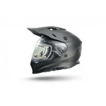 Снегоходный шлем с подогревом RSX Iceman (H-331) Winter Dual Sport, цвет черный матовый, размер XL