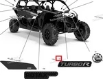 704906542 Наклейка Капота TURBO R Для BRP Can Am Maverick Turbo R 2021