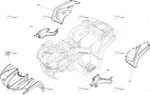 715004523 Крыло Переднее Для BRP Can Am Outlander 570