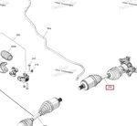 705503461 Привод В Сборе Задний Для BRP Can Am Outlander XMR G3