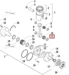 3006-489 Шайба Шатуна Для Arctic Cat 3423-158, 3004-981