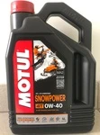 112365 MOTUL Масло Моторное SnowPower 4Т Четырехтактное Синтетическое SAE 0W-40 4 Литра 105892, 105891