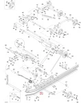 549582 Склиз Черный Для Ski Doo Skandic M549582