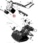420893148 Дроссельная Заслонка Для Ski Doo 600, 900 ACE