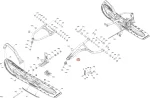 505075550 Рычаг Нижний Правый Черный Для BRP LYNX