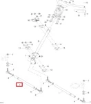 605455619 Рулевая Тяга Правая Для Ski Doo Skandic