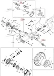 703500021 Привод В Сборе Правый Для BRP Can Am Traxter 2000-2001