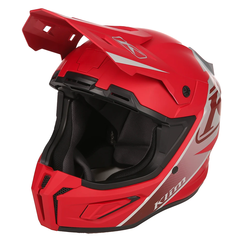 Шлем Klim T1 Freeride без подогрева Descent Matte Chili Pepper, 4155-000-005