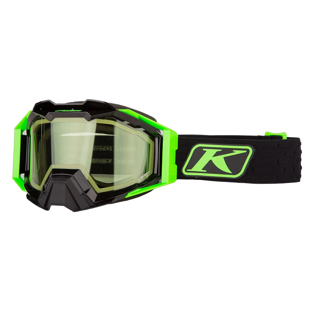 Очки Klim Viper Pro без подогрева Elite Electrik Gecko Lt Green, 3901-000-000-018