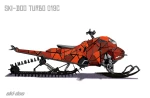 Наклейки VEL На Снегоход Ski Doo Summit Expert TURBO 019C