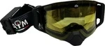 Очки с подогревом AiM Pro Accu Heated Goggles Black Matt с желтой магнитной линзой 31-105