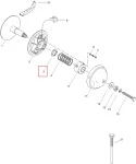 417126694 Держатель Пружины Ведущего Вариатора Для Ski Doo 2003-2009