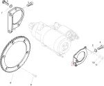 420951702 Кронштейн Стартера Для Ski Doo