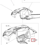 516006062 Наклейка X Для Правой Боковой Панели Для Ski Doo SUMMIT