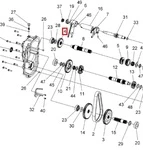 3233419 Звезда КПП 27 Зубьев Для Polaris WIDETRAK