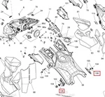 517305111 Защелка Боковой Панели Для Ski Doo 517305734, 517305504