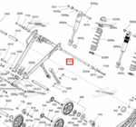 503193441 Ось Задней Подвески Для Ski Doo